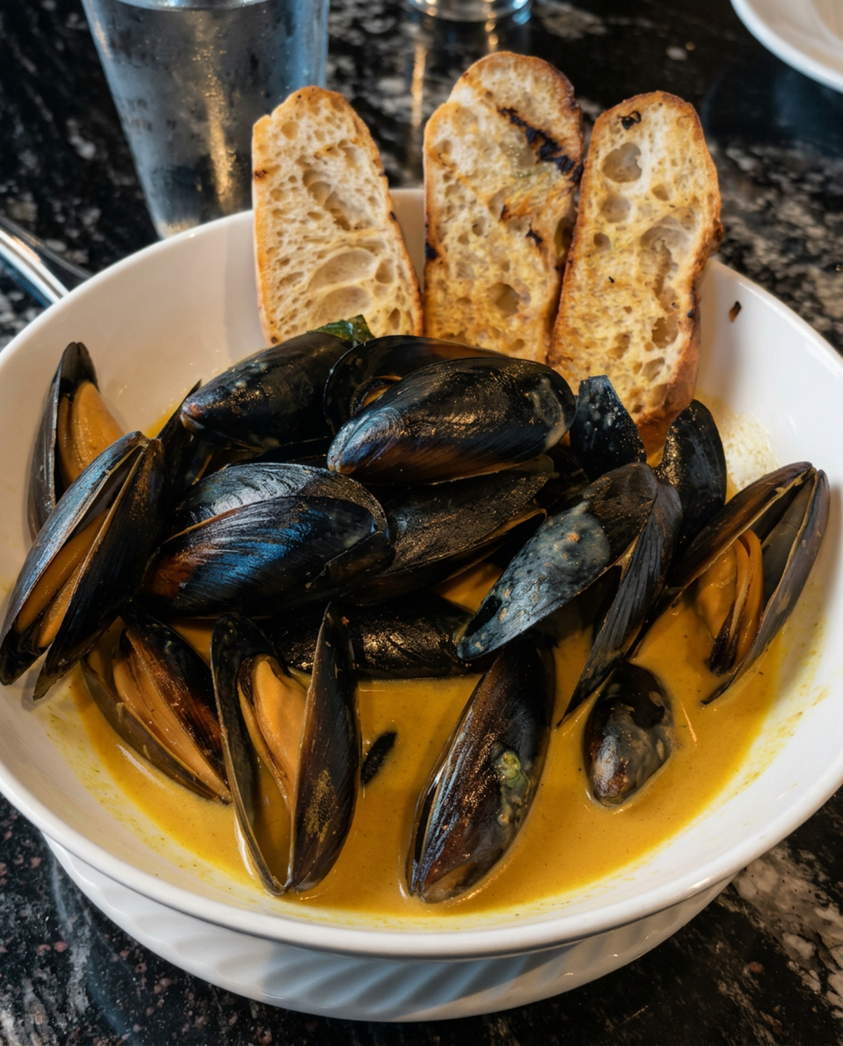 Curry Mussels